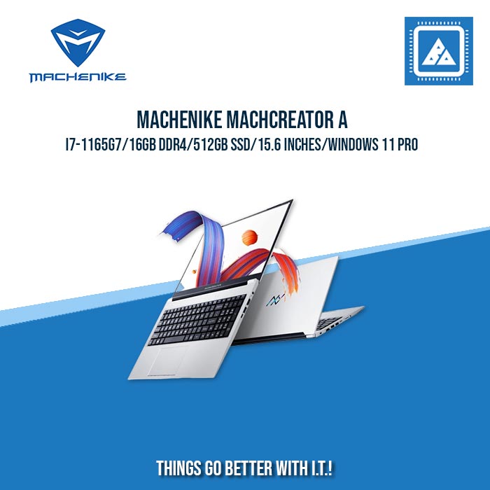 MACHENIKE MACHCREATOR A I7-1165G7/16GB DDR4/512GB SSD | BEST FOR ENTREPRNEURS AND CORPORATES LAPTOP MACHENIKE MACHCREATOR A I7-1165G7/16GB DDR4/512GB SSD | BEST FOR ENTREPRNEURS AND CORPORATES LAPTOP
